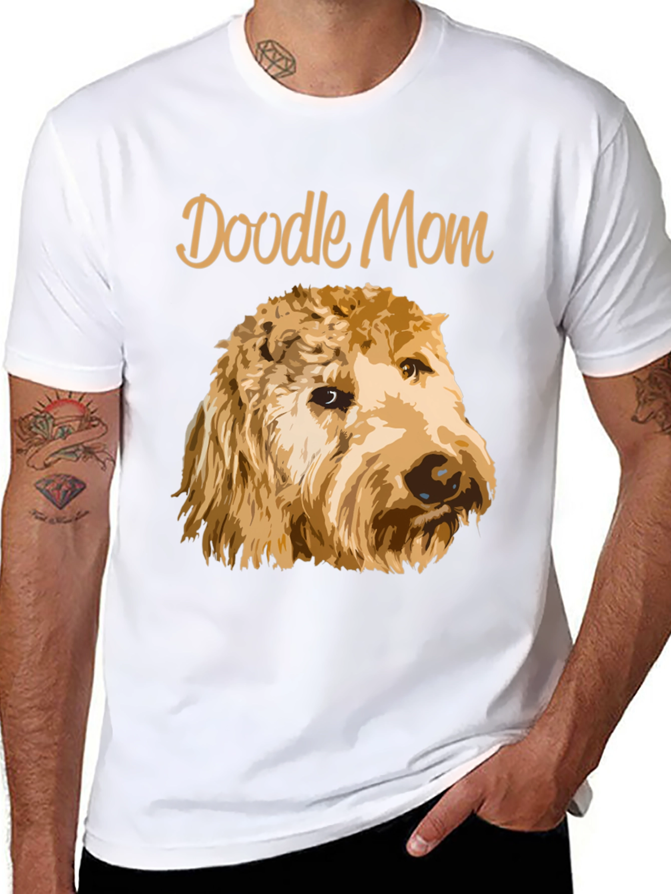 Doodle Mom T-Shirt - Cute Dog Lover Tee