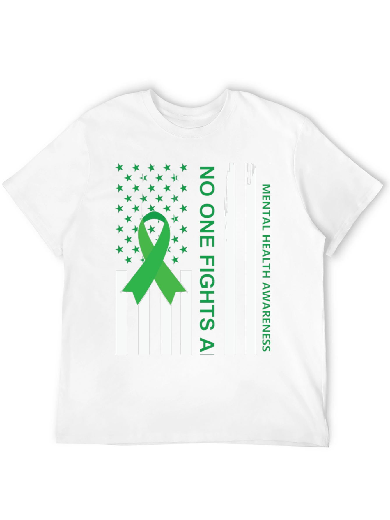 Mental Health Awareness T-Shirt: No One Fights Alone