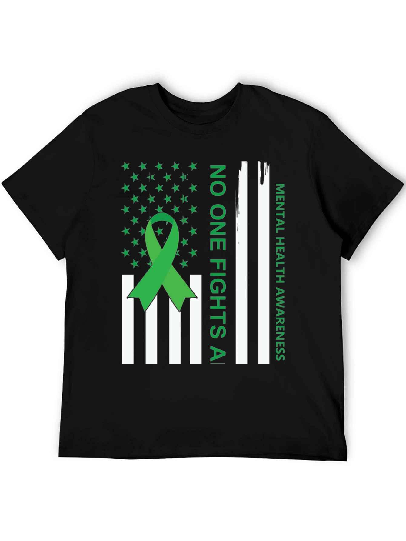 Mental Health Awareness T-Shirt: No One Fights Alone