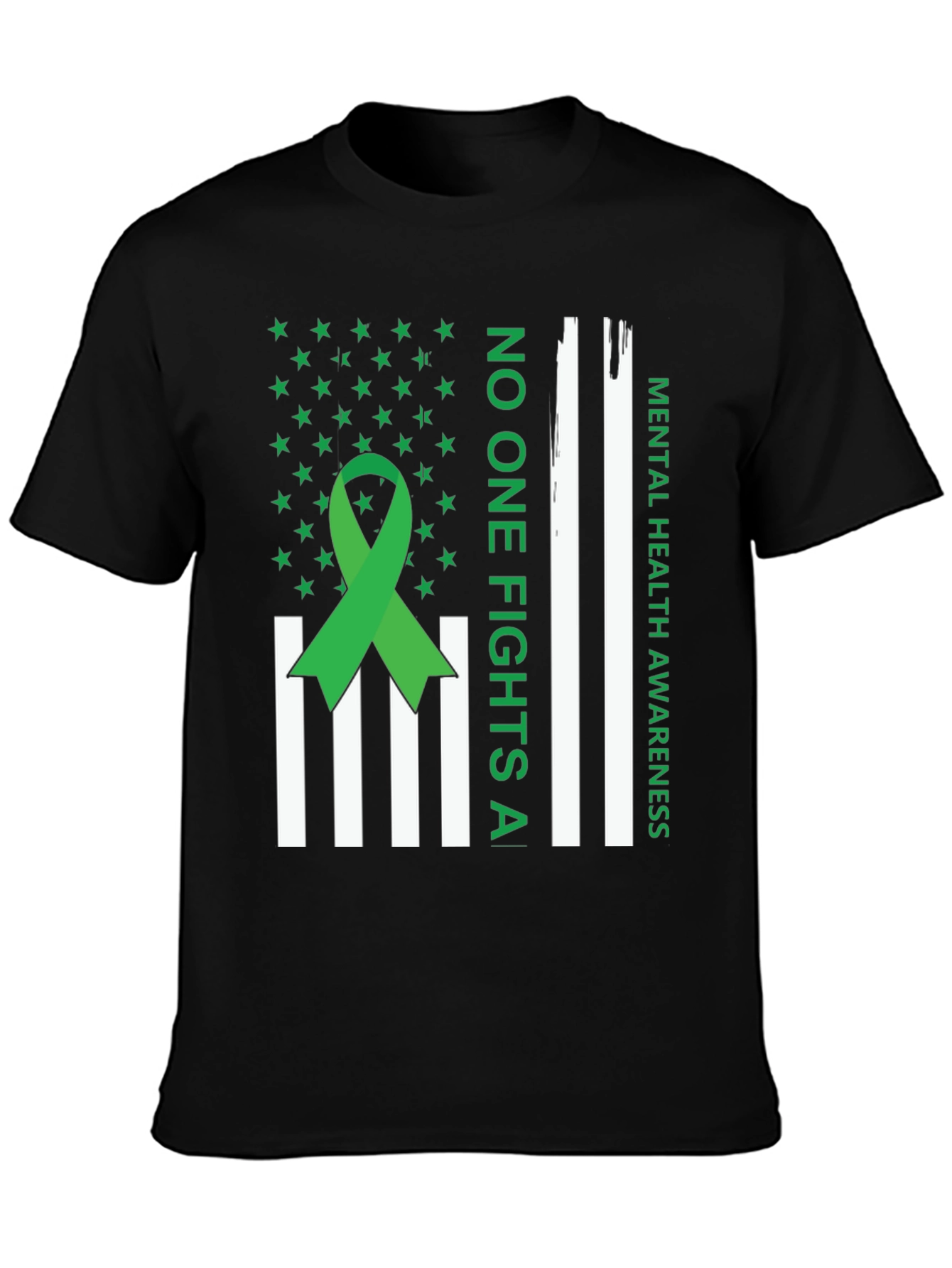 Mental Health Awareness T-Shirt: No One Fights Alone