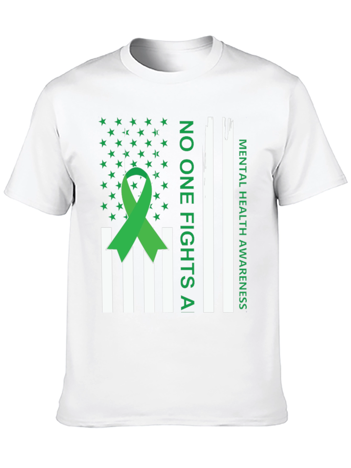 Mental Health Awareness T-Shirt: No One Fights Alone