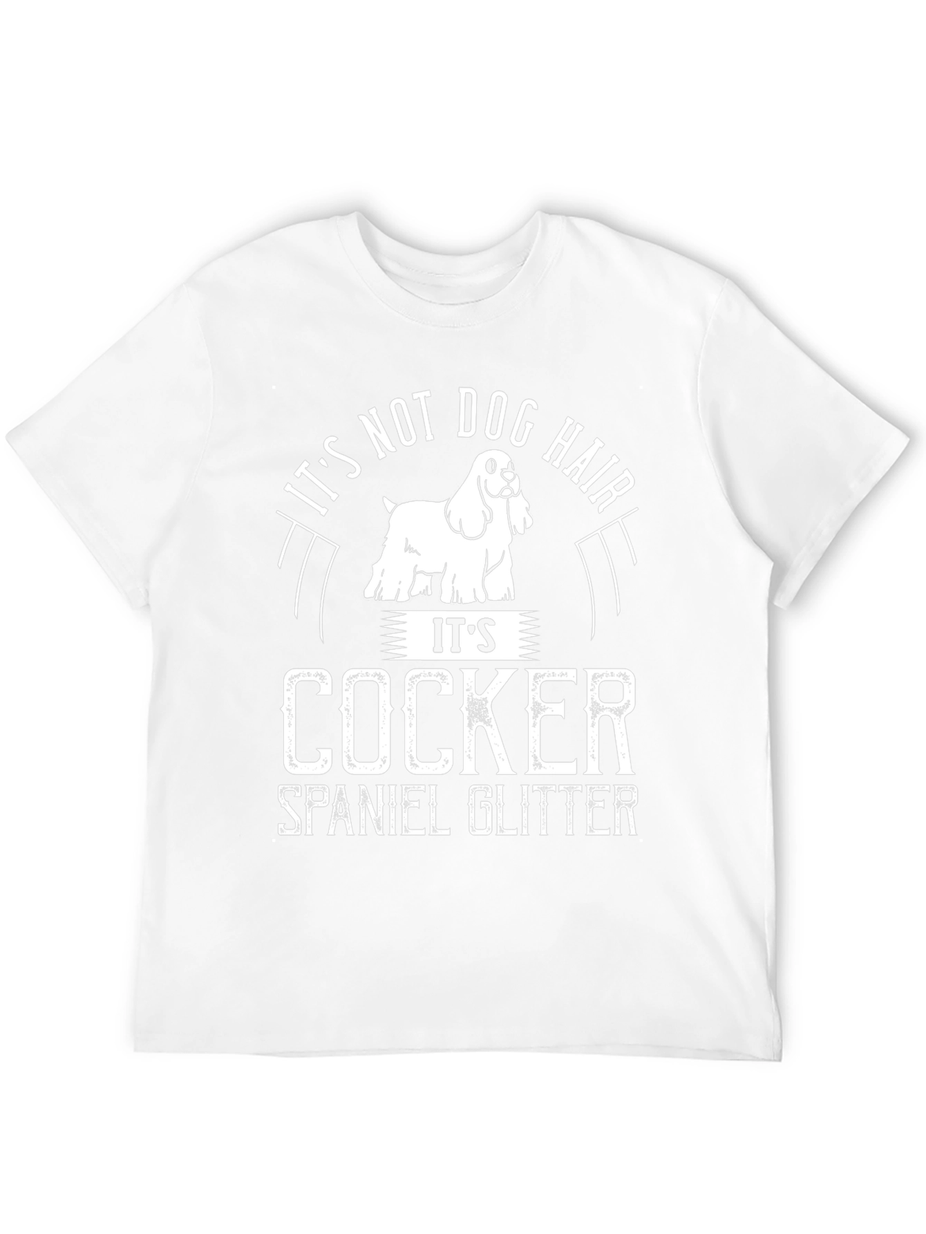 Cocker Spaniel Glitter T-Shirt - Dog Lover Tee