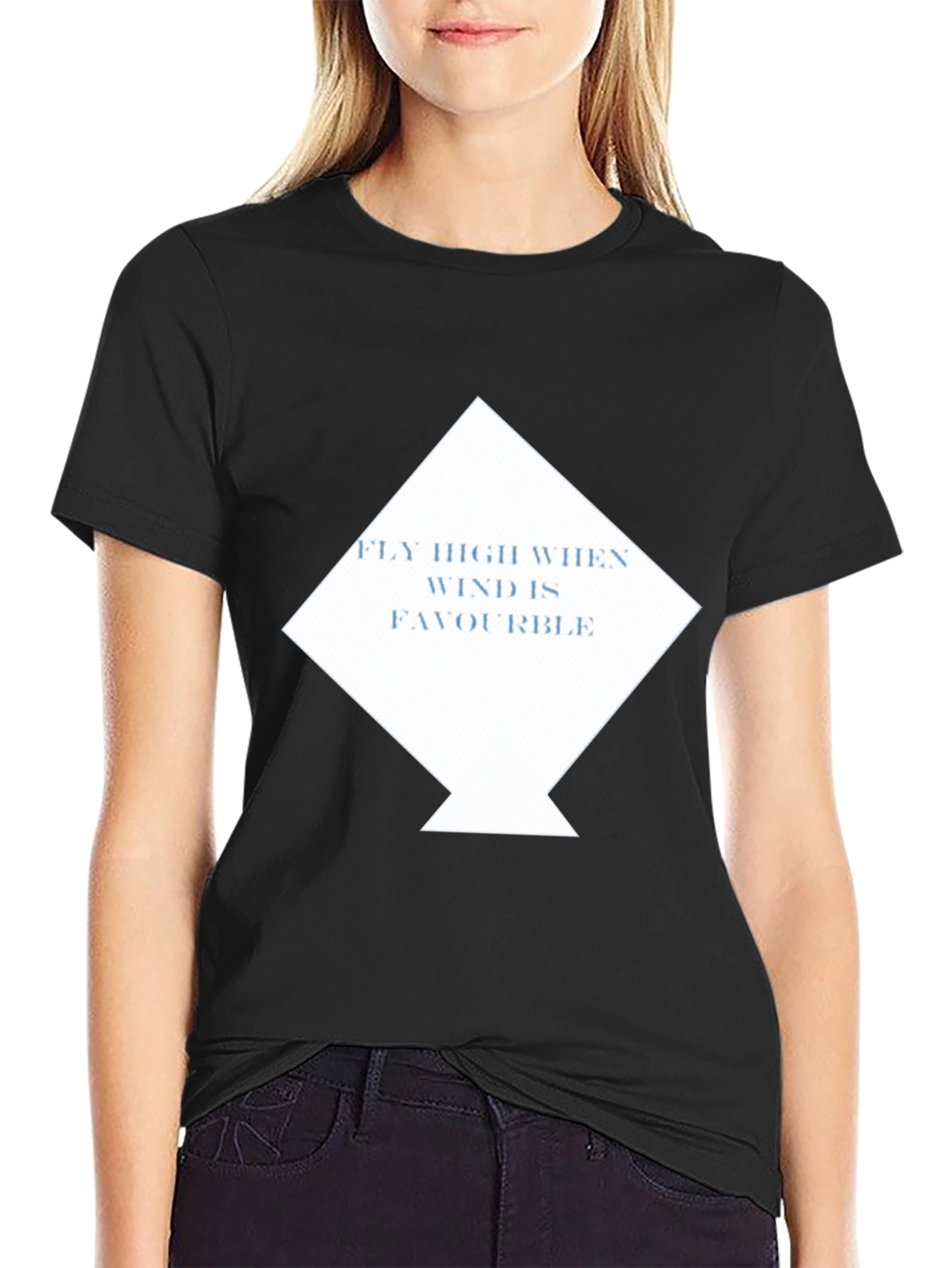 Motivational Kite Graphic Tee - Fly High T-Shirt
