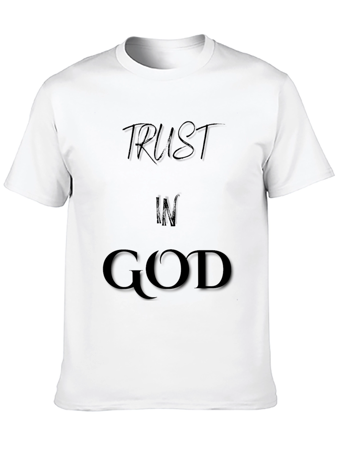 Trust In God Black Graphic Tee