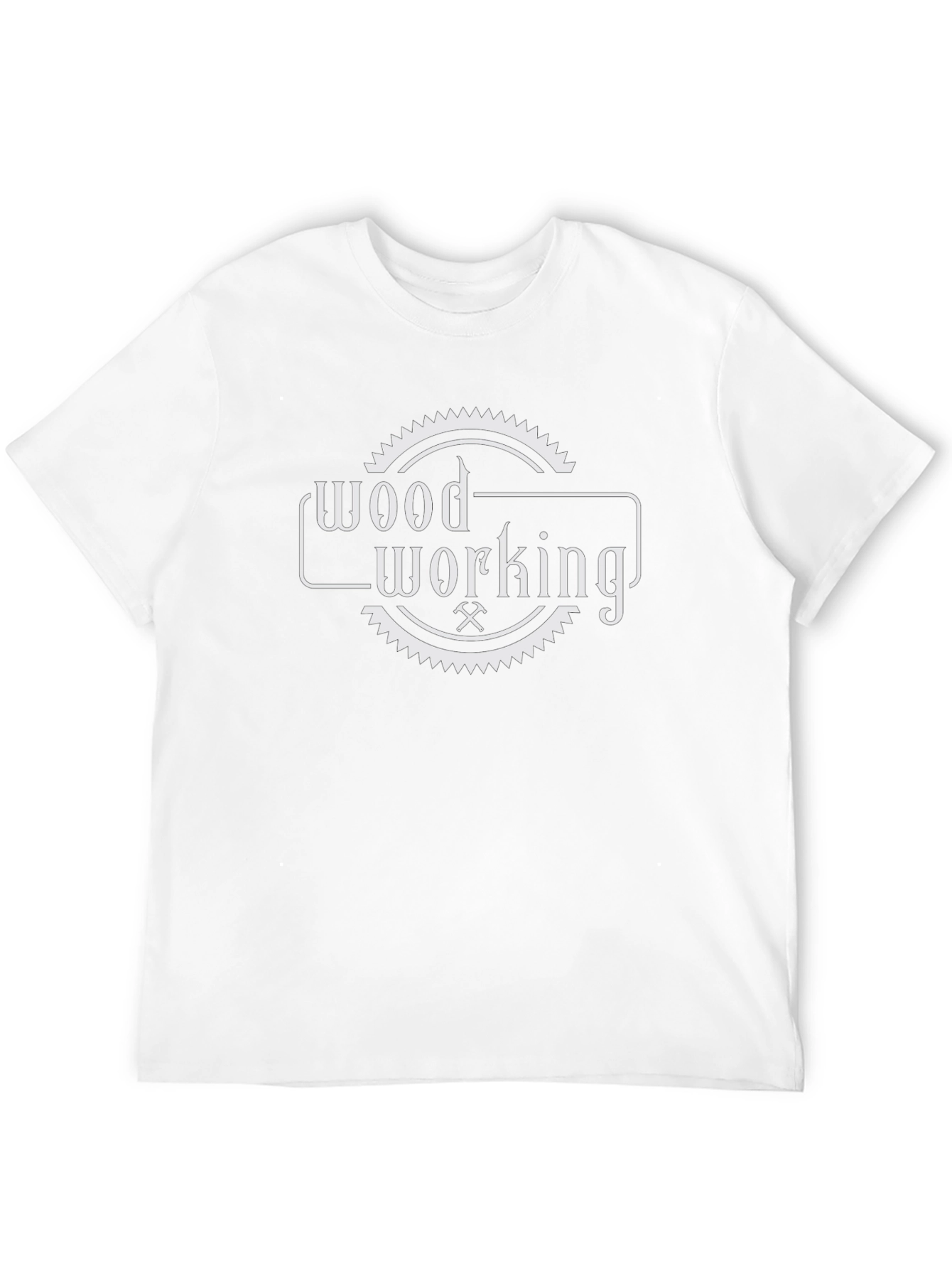 Woodworking T-Shirt - Black Crew Neck Tee