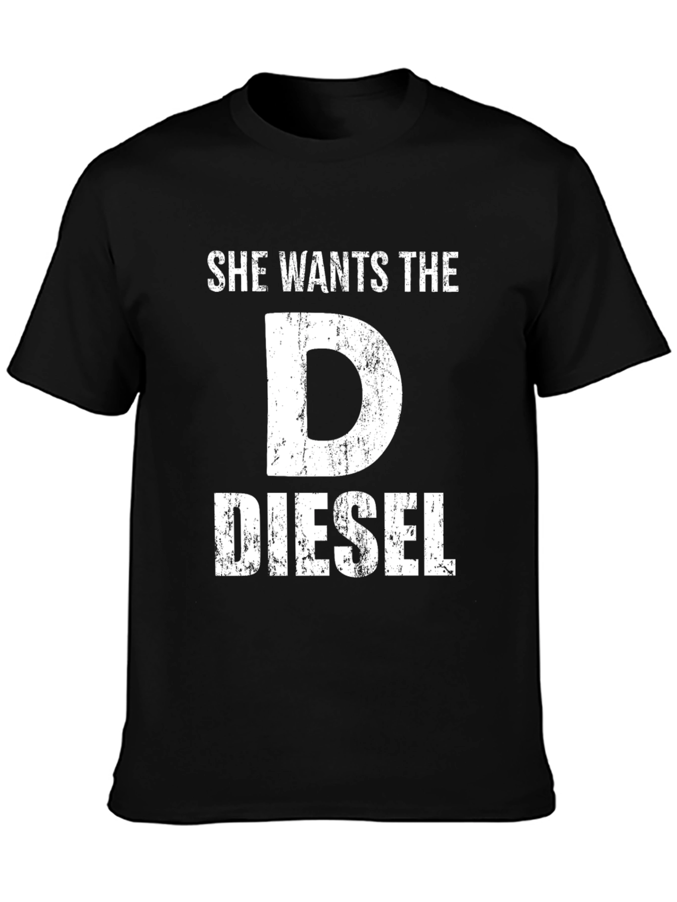 She Wants the D Diesel Black T-Shirt