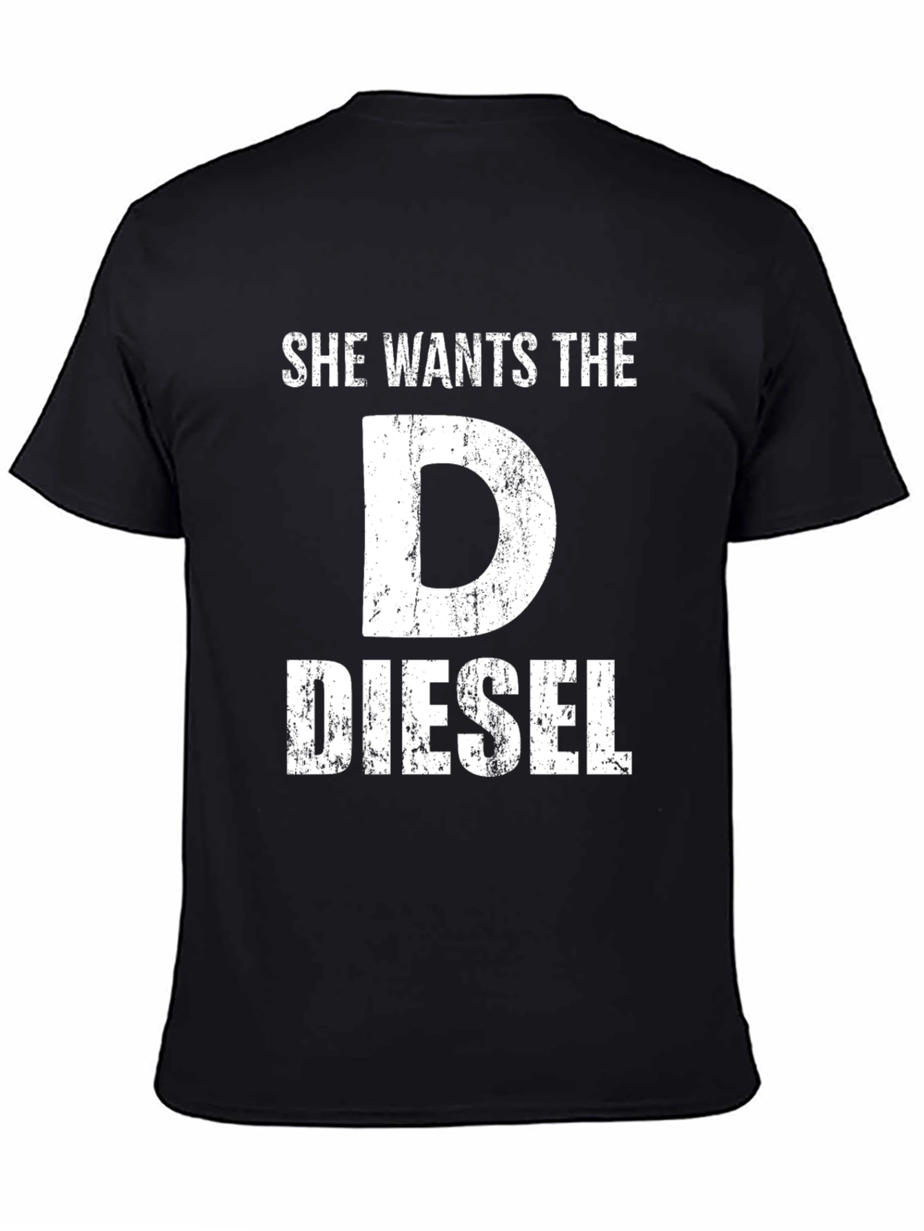 She Wants the D Diesel Black T-Shirt