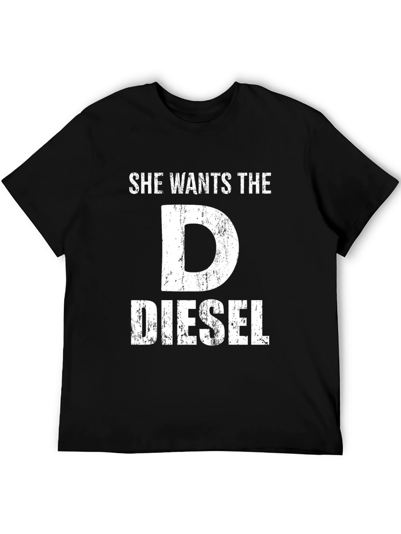 She Wants the D Diesel Black T-Shirt