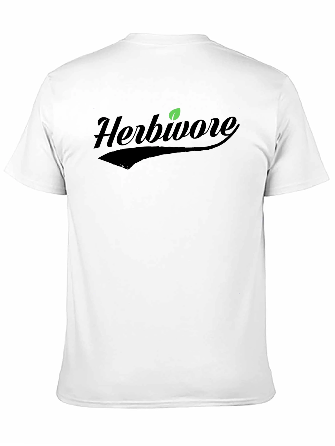Herbivore T-Shirt - Black Plant Based Design