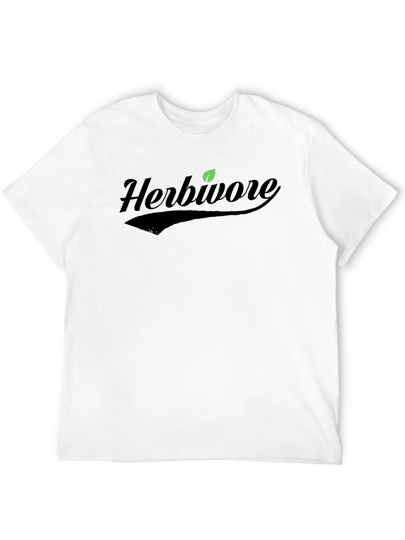 Herbivore T-Shirt - Black Plant Based Design