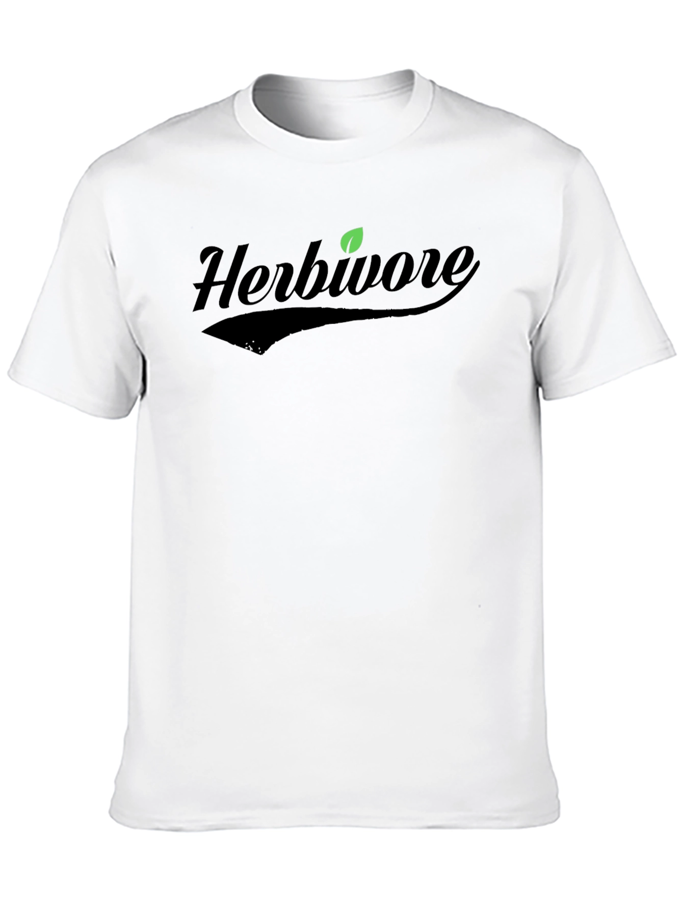 Herbivore T-Shirt - Black Plant Based Design