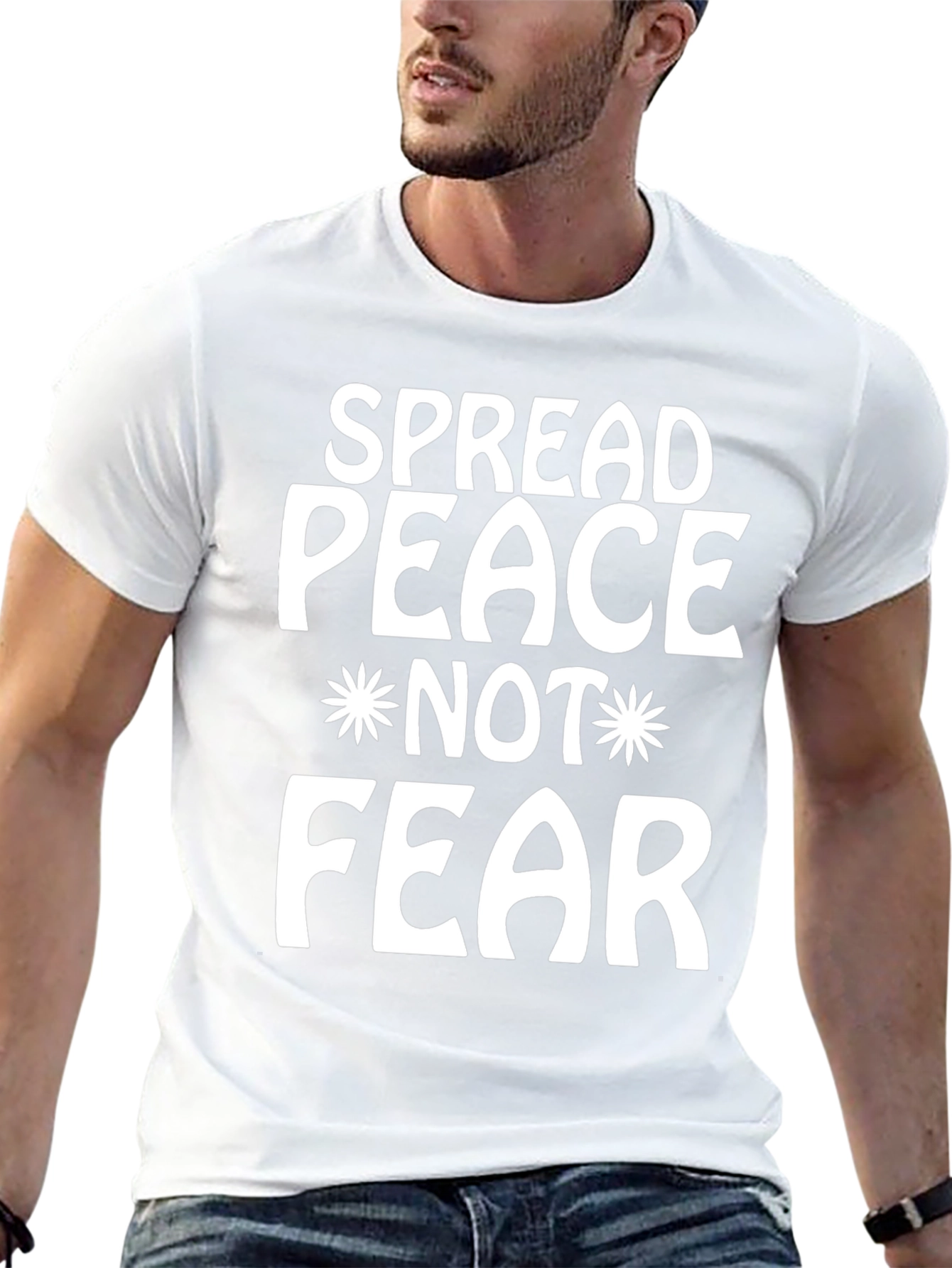 Spread Peace Not Fear Graphic Tee