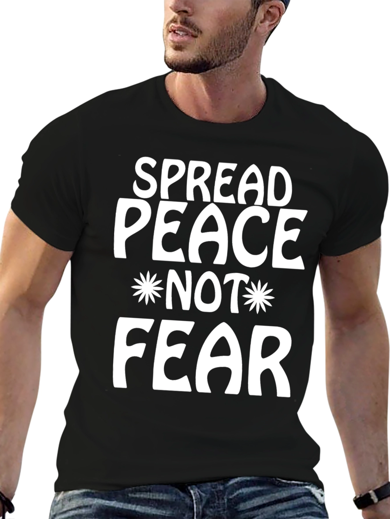 Spread Peace Not Fear Graphic Tee