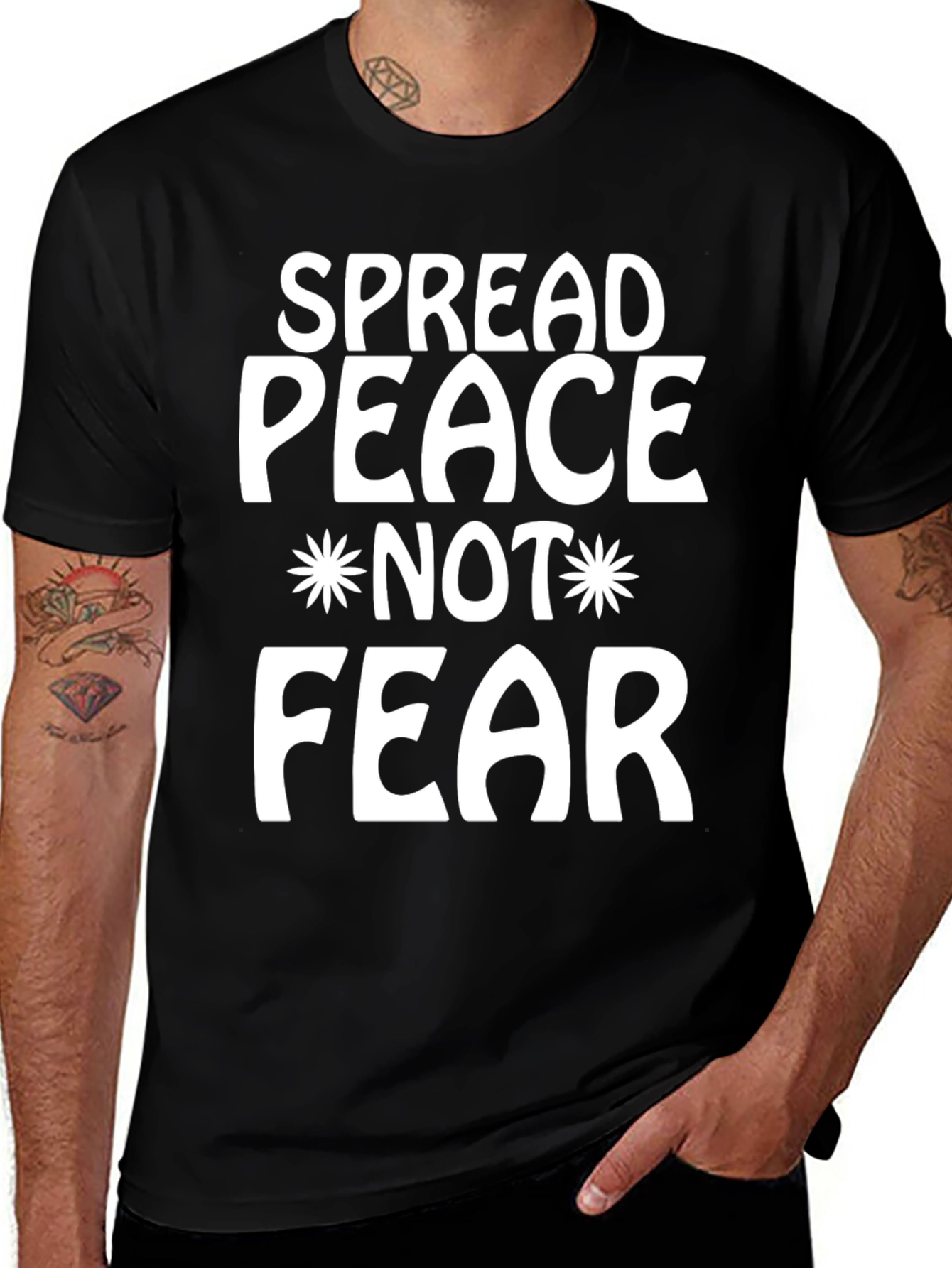 Spread Peace Not Fear Graphic Tee