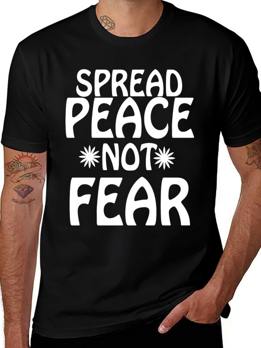 Spread Peace Not Fear Graphic Tee