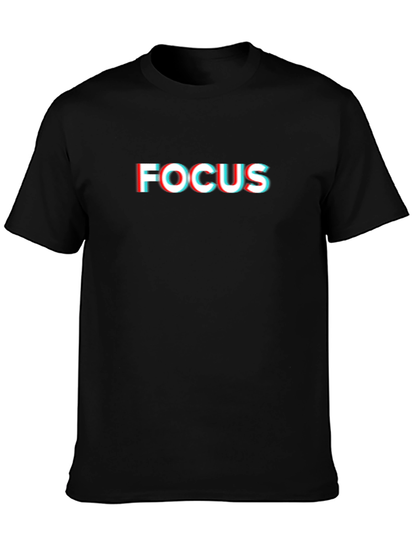 Focus 3D Effect Graphic Tee - Unisex