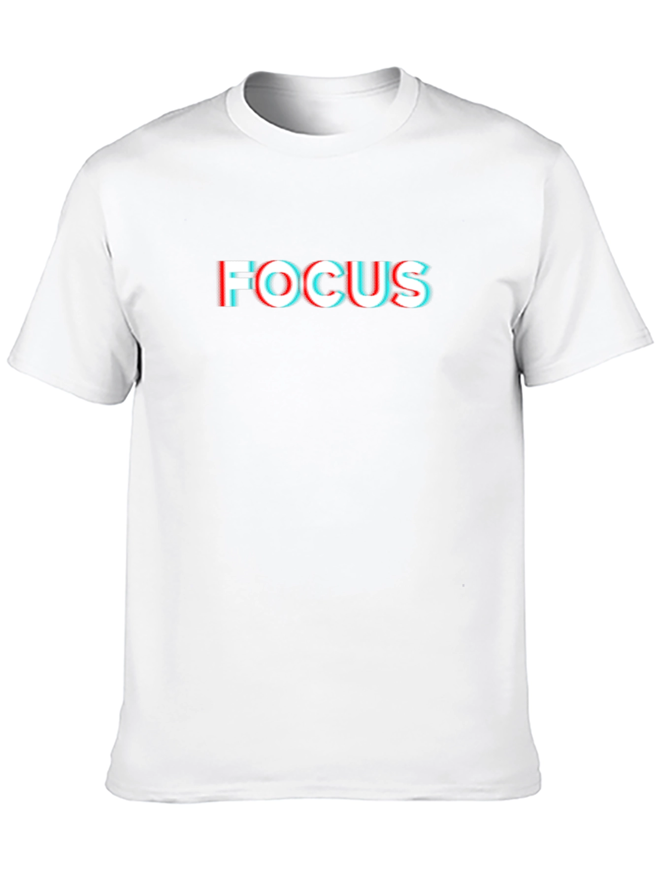 Focus 3D Effect Graphic Tee - Unisex