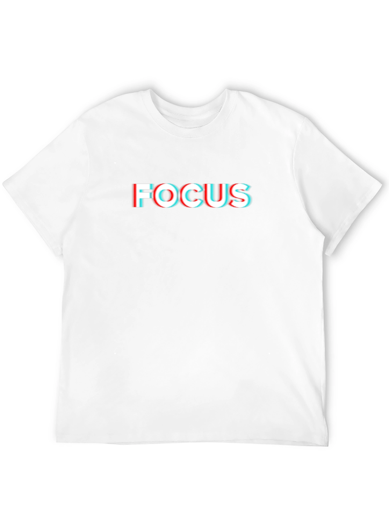 Focus 3D Effect Graphic Tee - Unisex
