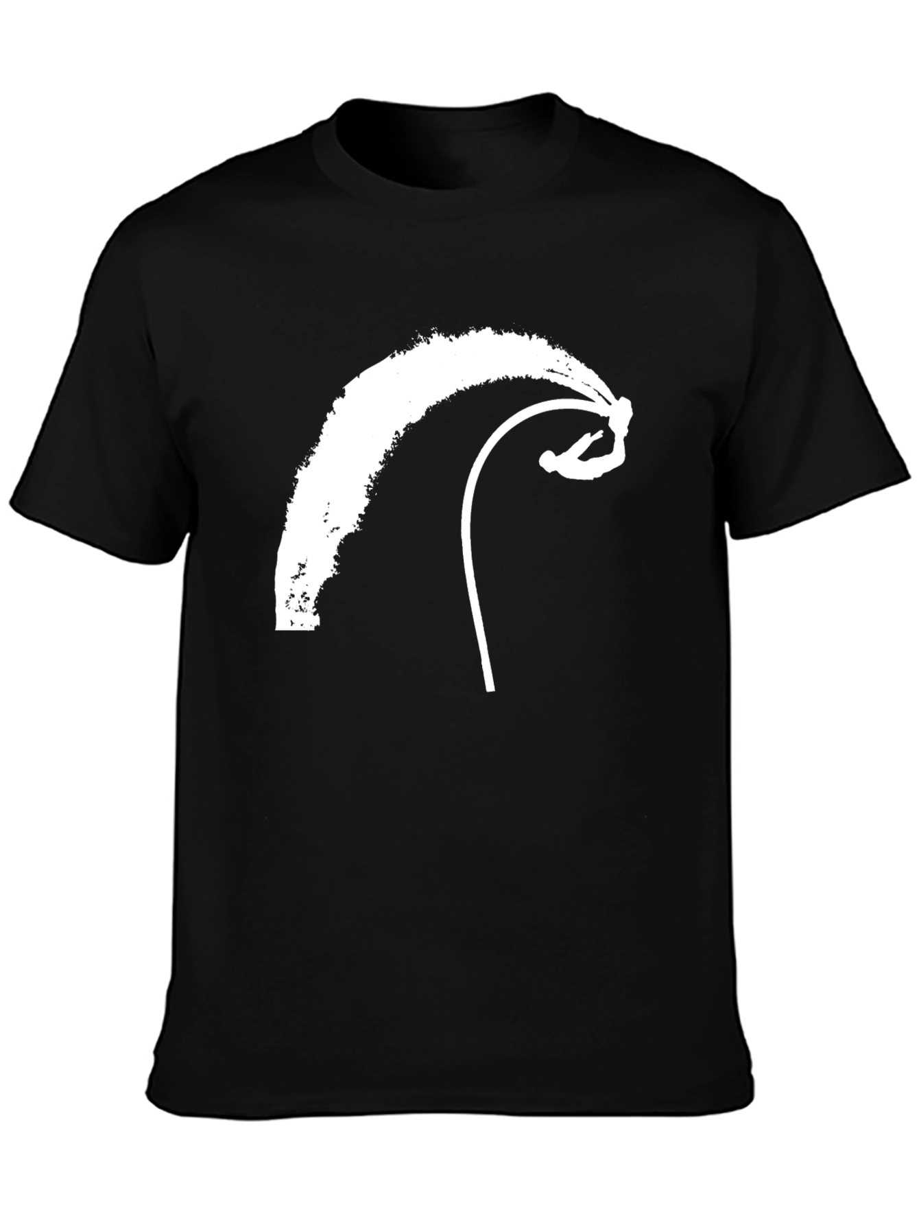 Wakeboarding Graphic Tee - Black Cotton T-Shirt