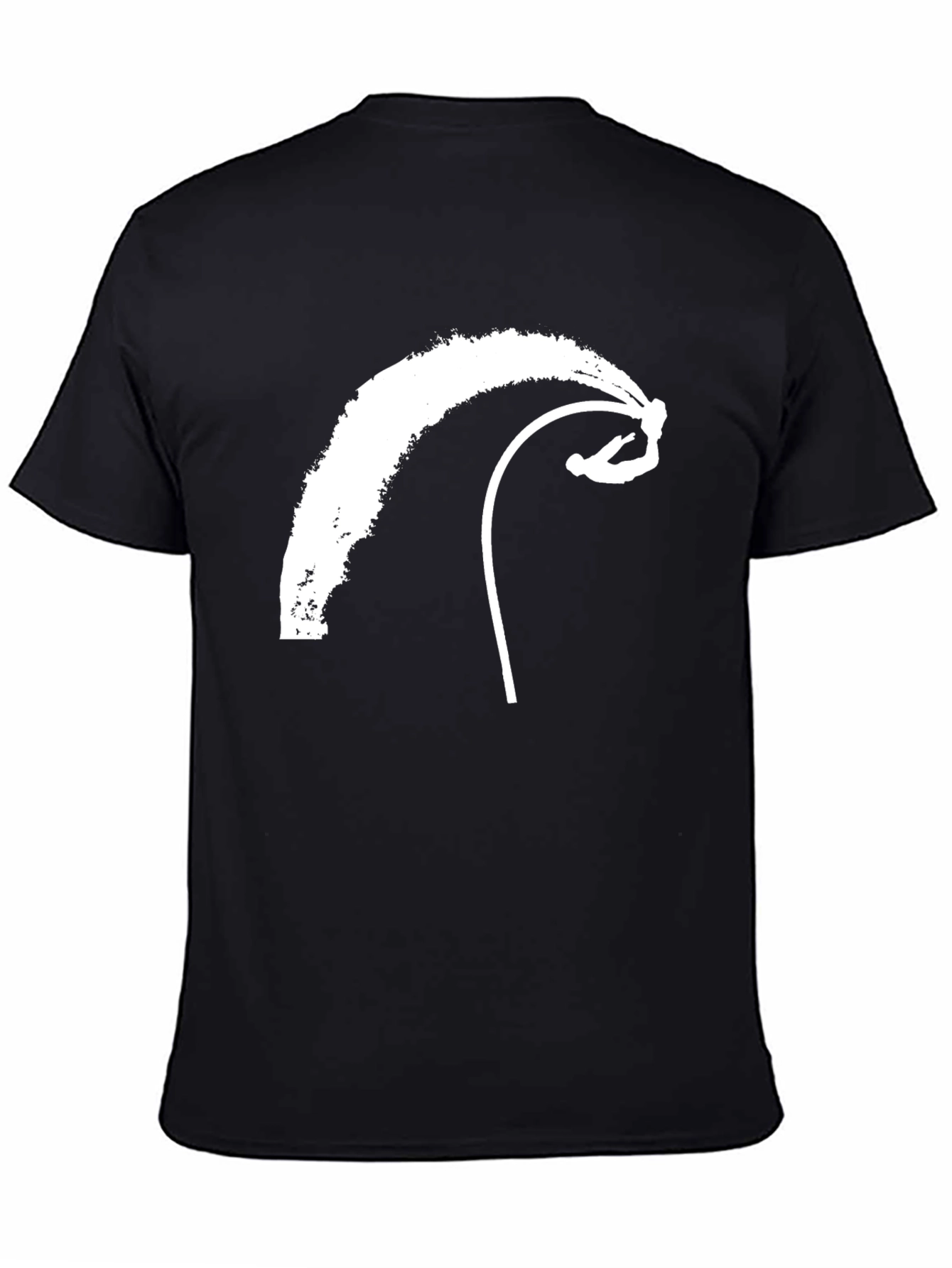 Wakeboarding Graphic Tee - Black Cotton T-Shirt