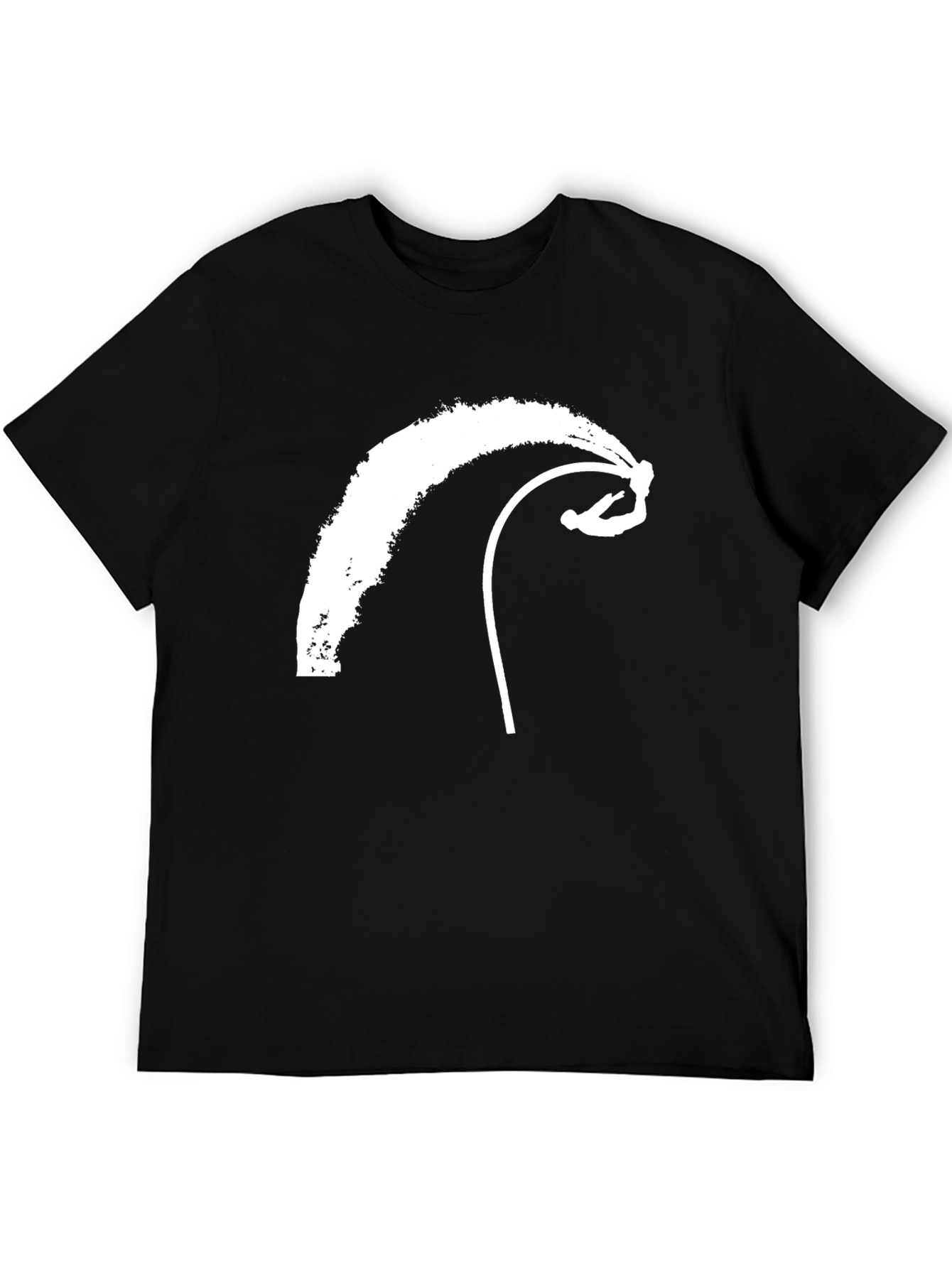 Wakeboarding Graphic Tee - Black Cotton T-Shirt
