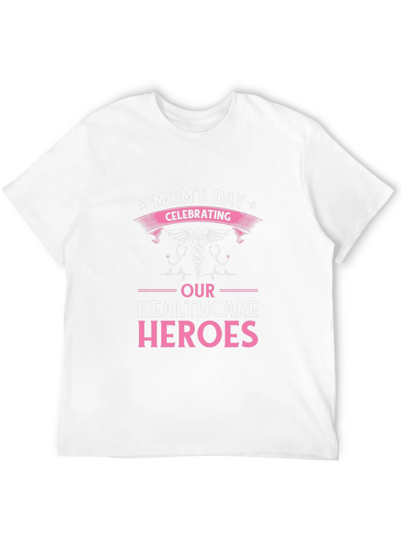 Moms Day Healthcare Heroes Black T-Shirt