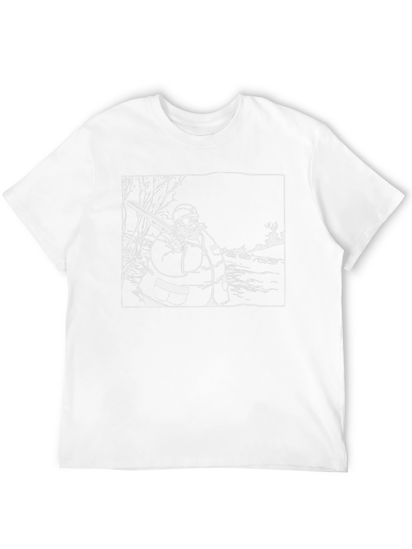 Hunter Graphic Tee - Black Cotton T-Shirt