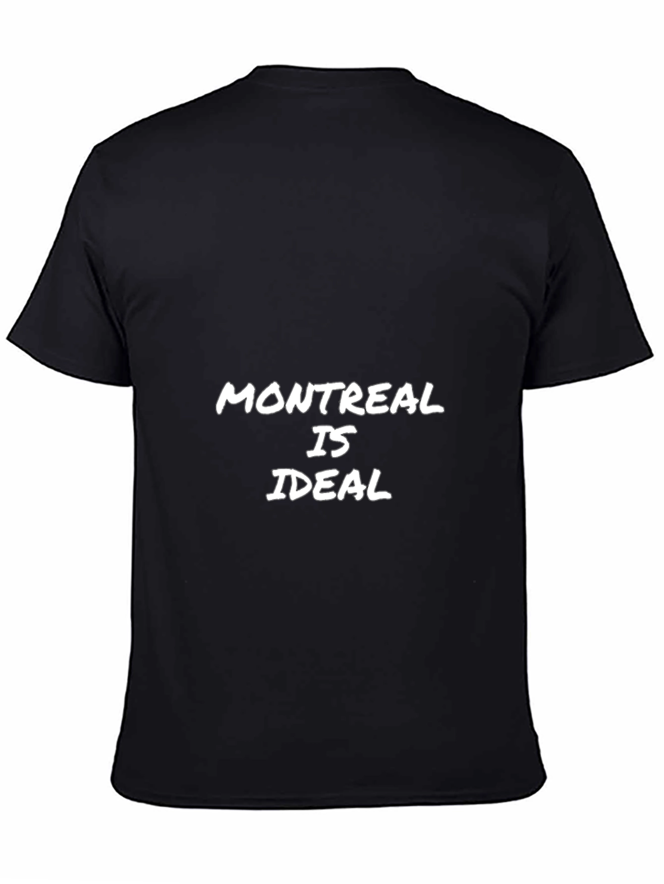 Montreal is Ideal Graphic Tee - Black
