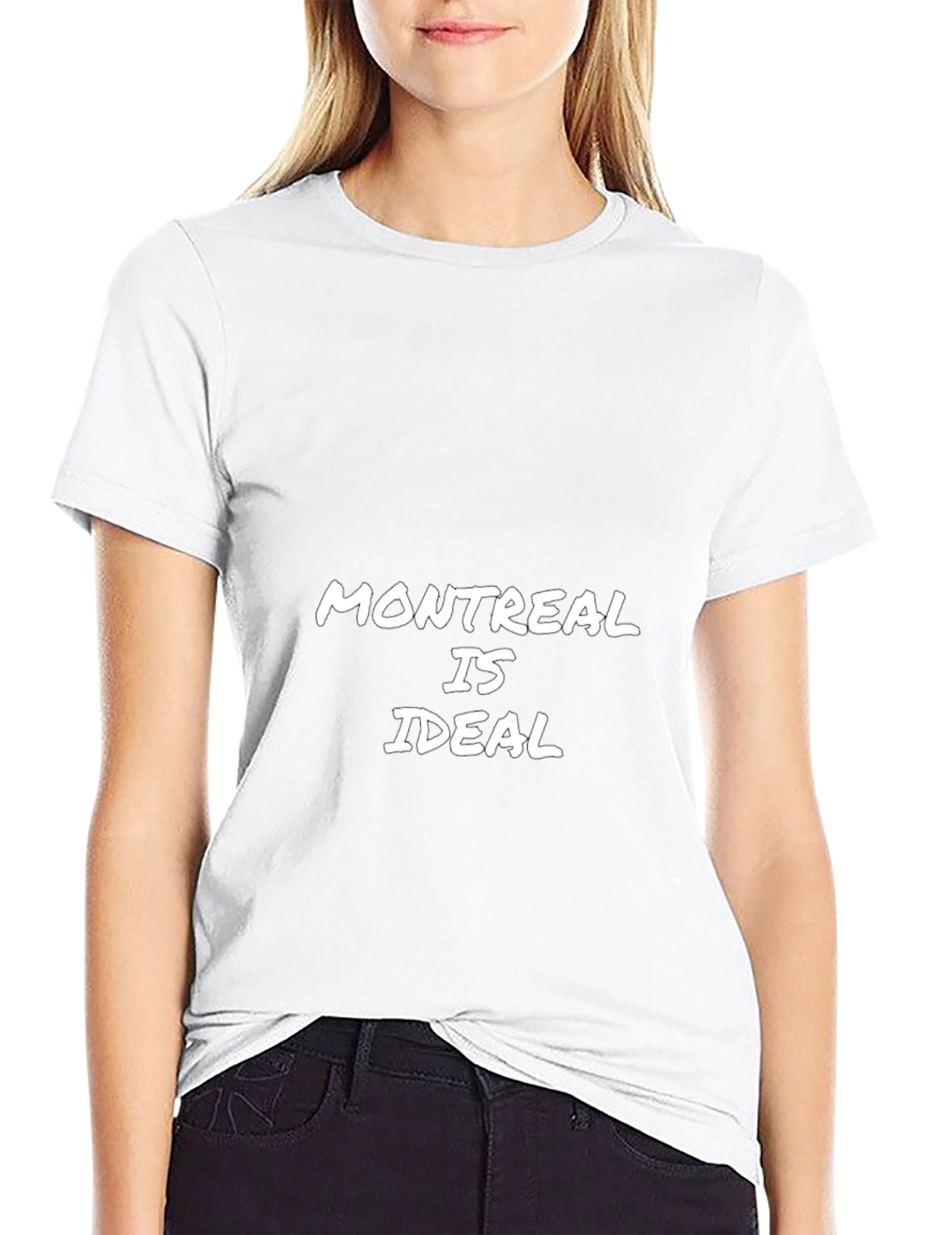 Montreal is Ideal Graphic Tee - Black