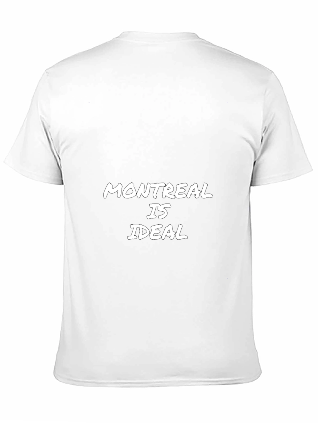 Montreal is Ideal Graphic Tee - Black