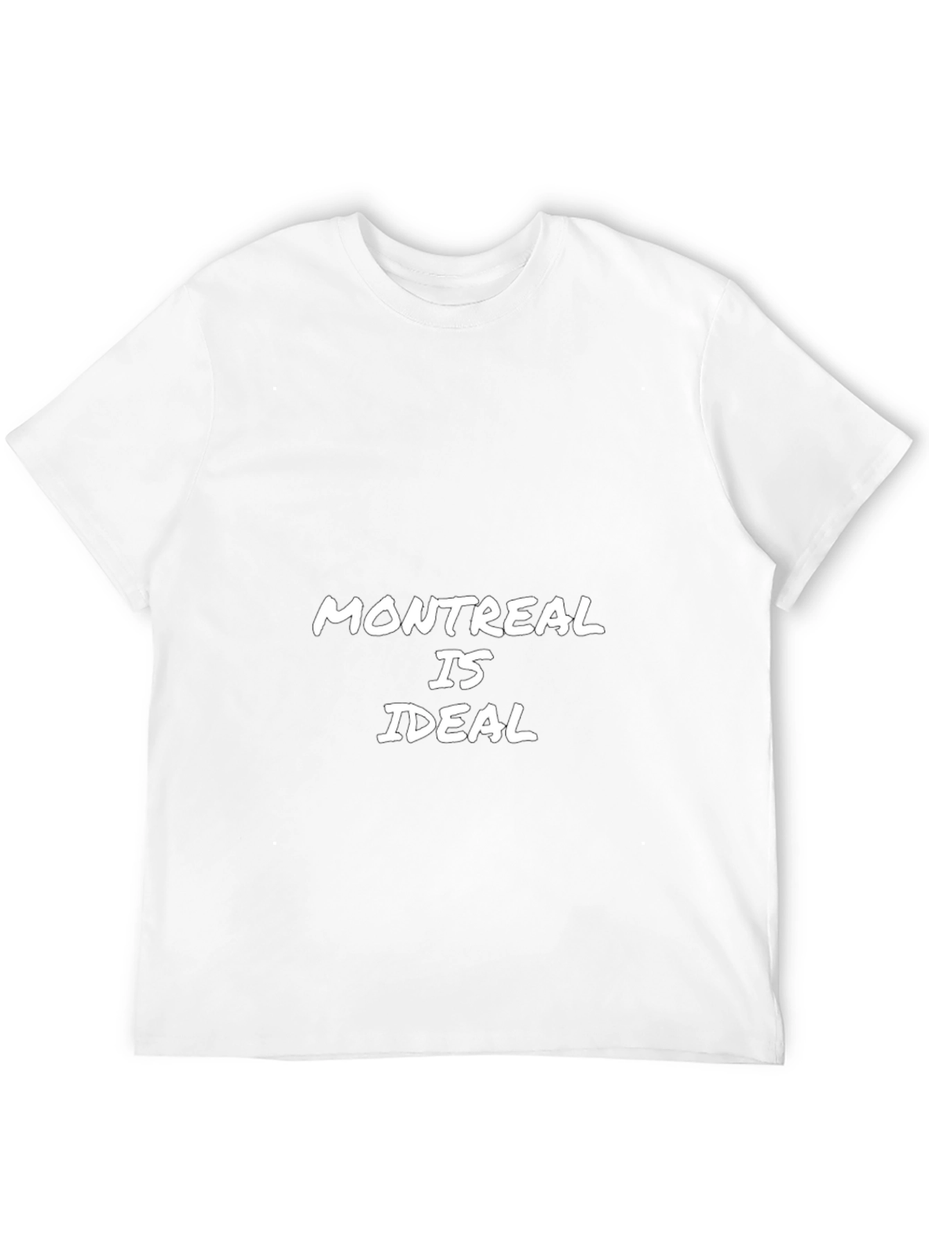 Montreal is Ideal Graphic Tee - Black