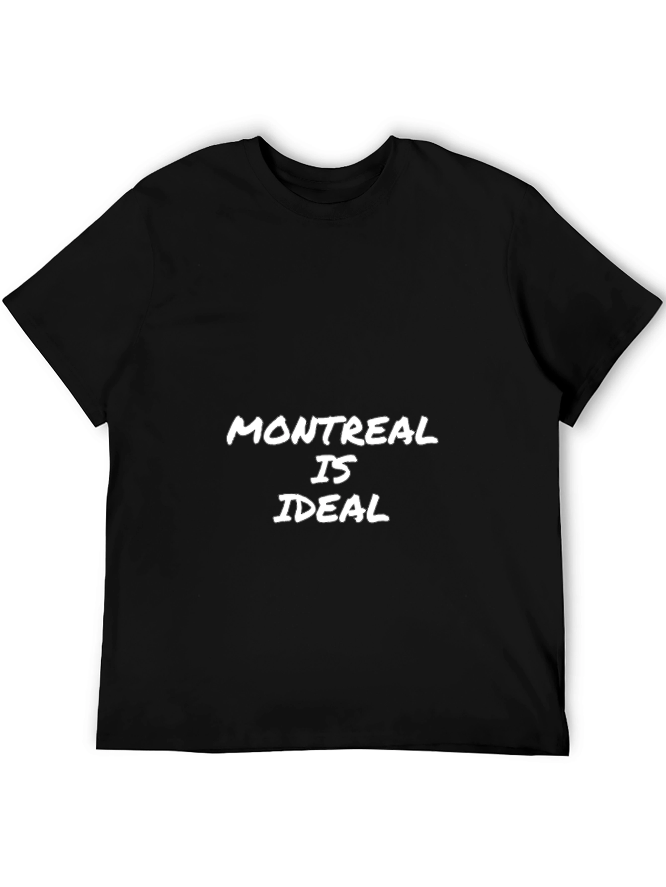 Montreal is Ideal Graphic Tee - Black