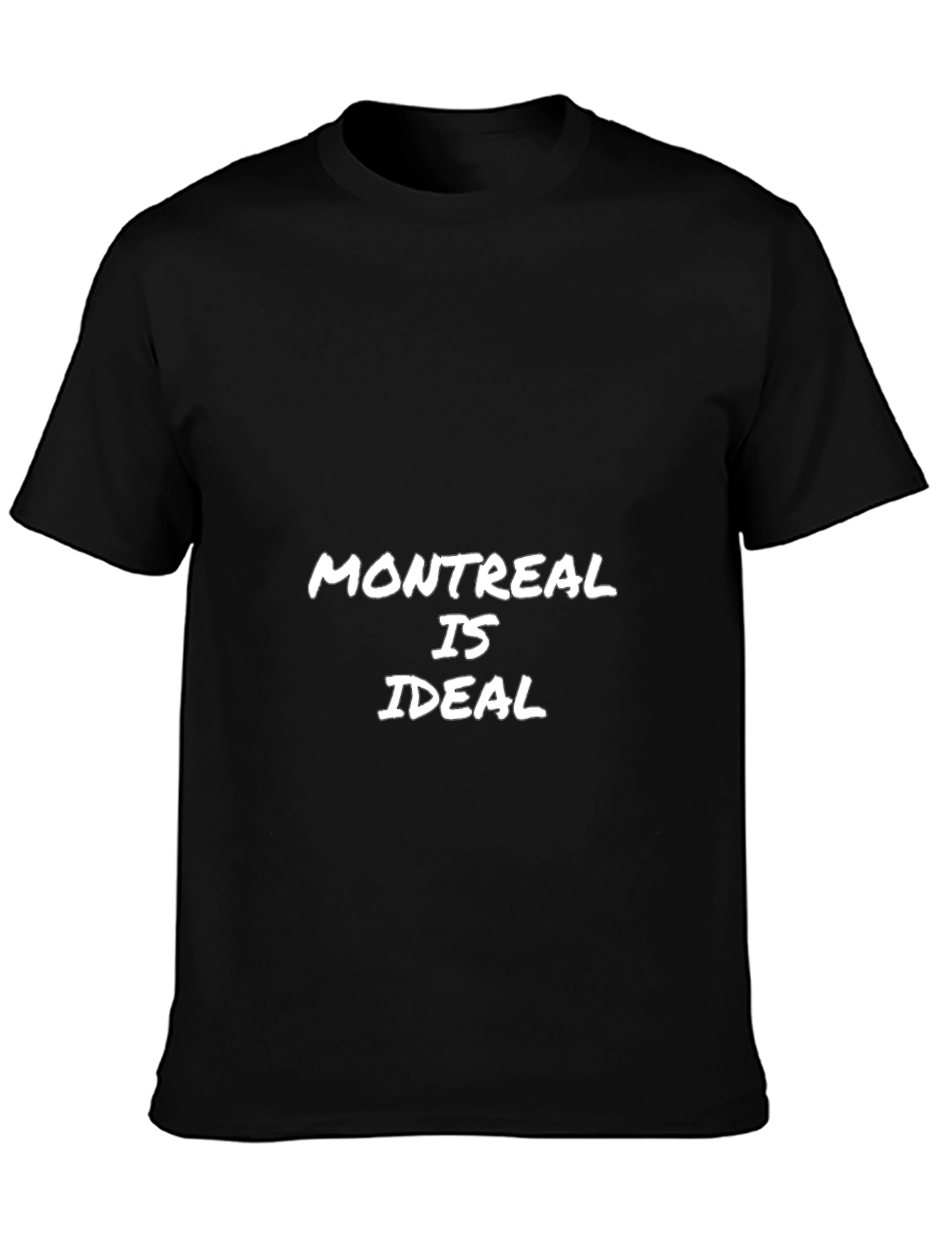 Montreal is Ideal Graphic Tee - Black