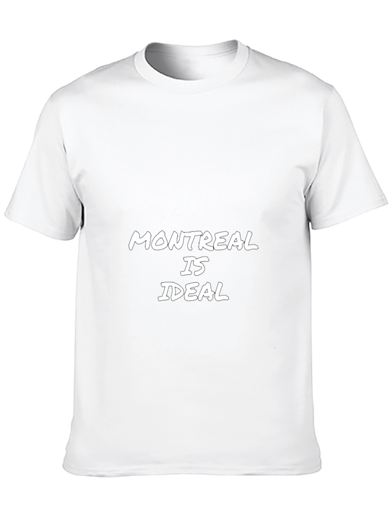 Montreal is Ideal Graphic Tee - Black