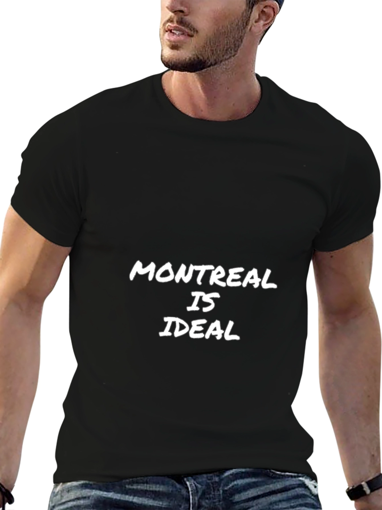 Montreal is Ideal Graphic Tee - Black