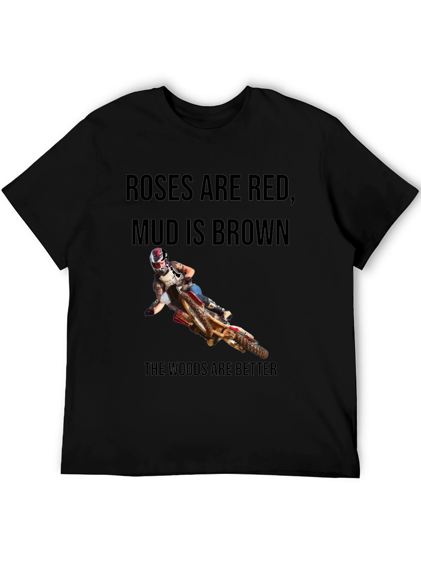 Roses Are Red Dirt Bike T-Shirt