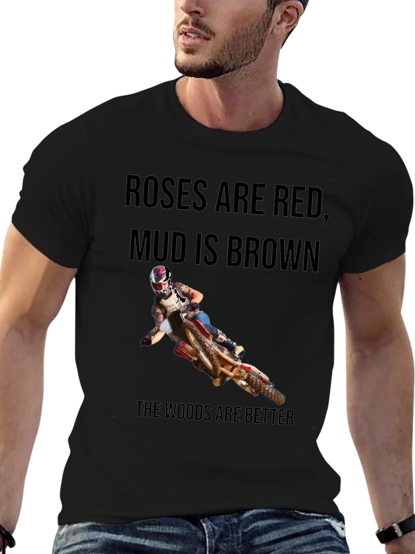 Roses Are Red Dirt Bike T-Shirt
