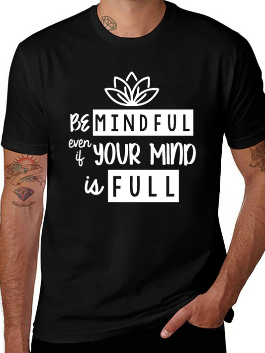 Mindful Graphic Tee - Lotus Design