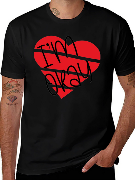 Im Okay Broken Heart Graphic T-Shirt