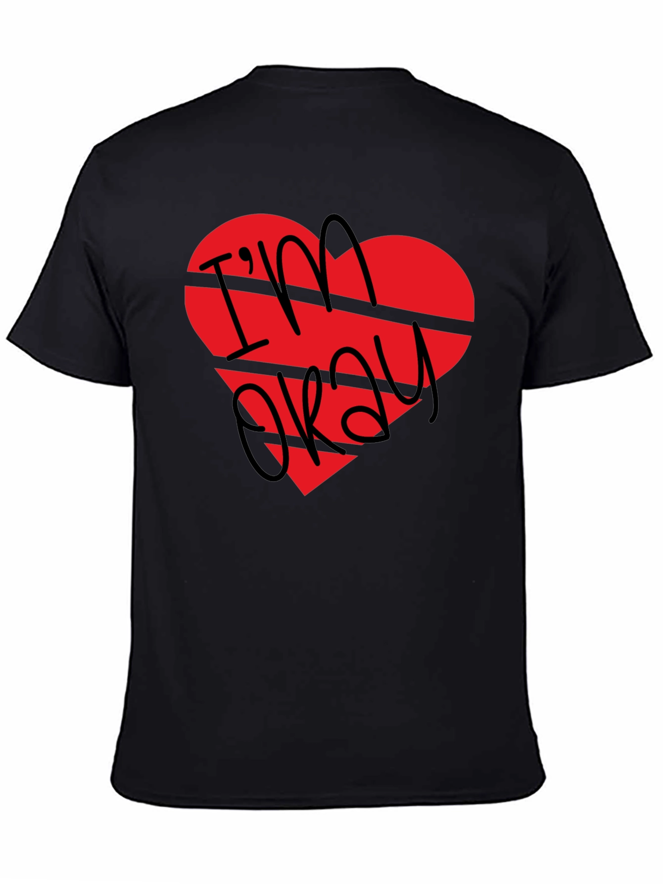 Im Okay Broken Heart Graphic T-Shirt