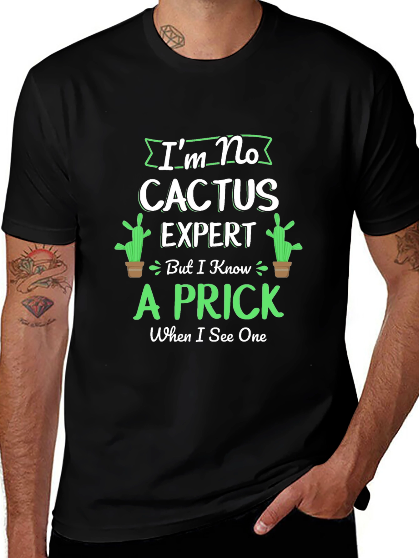 Im No Cactus Expert T-Shirt - Funny Graphic Tee