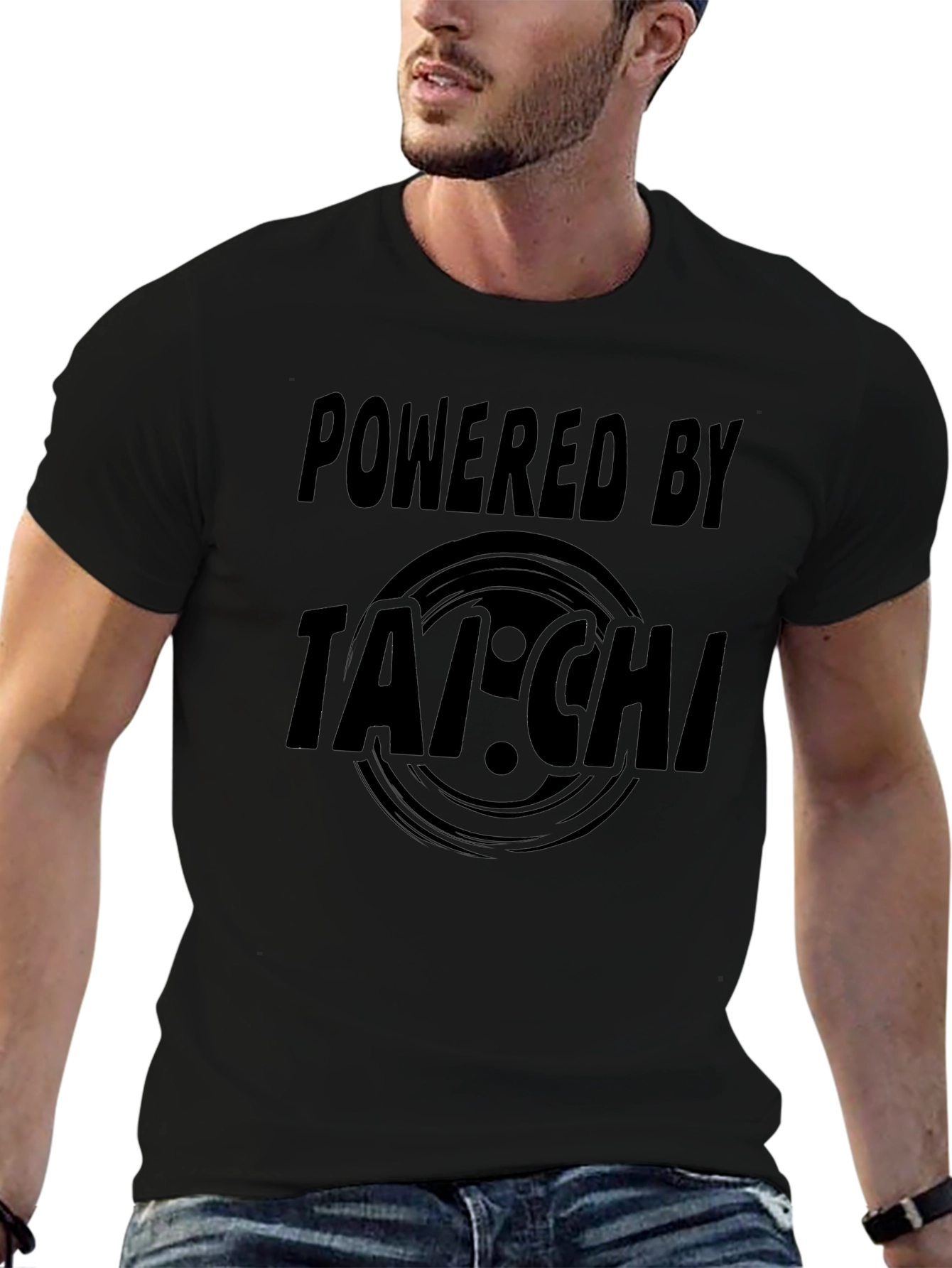 Powered by Tai Chi Black T-Shirt