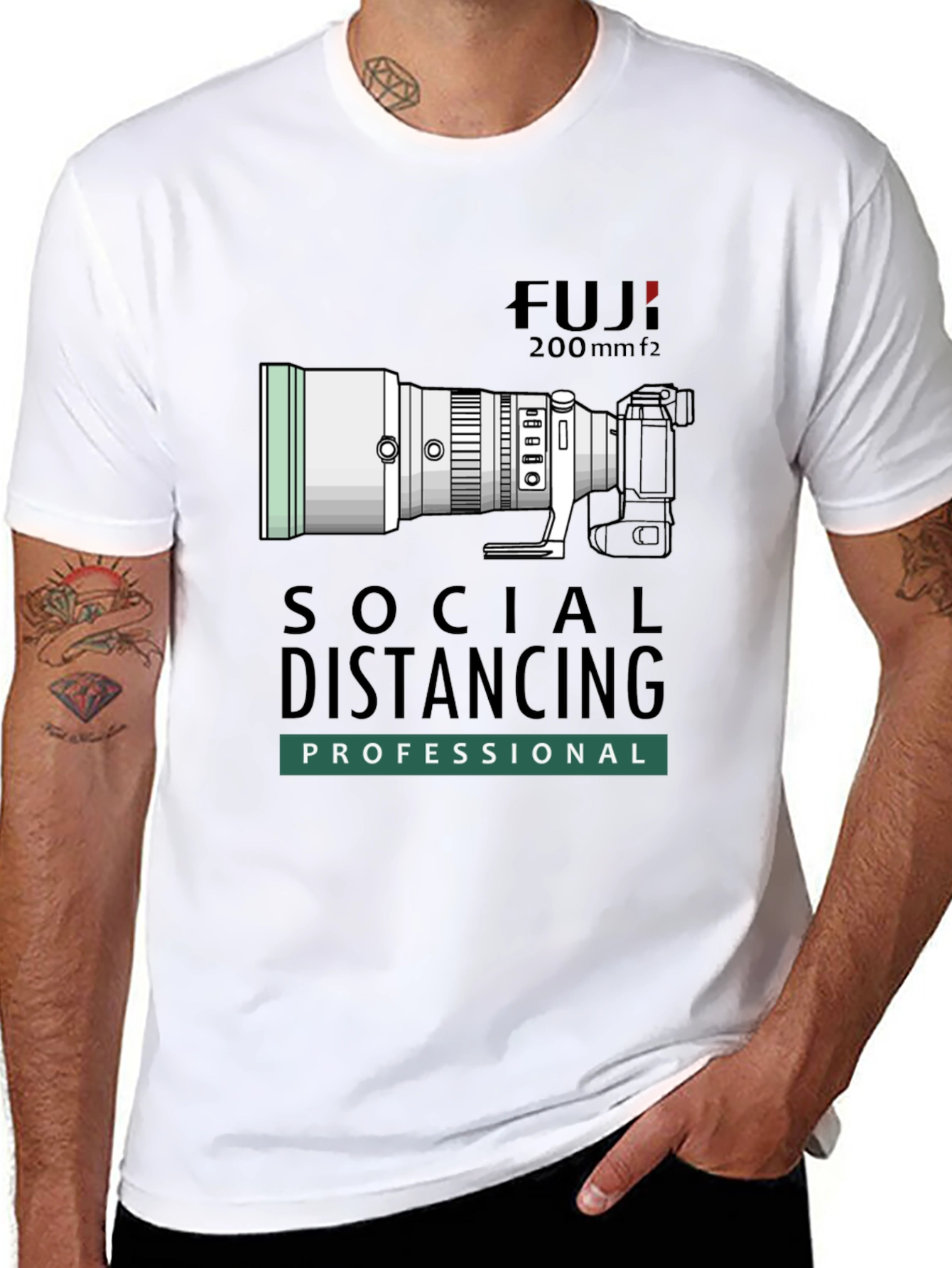 Social Distancing Professional Photographer T-Shirt