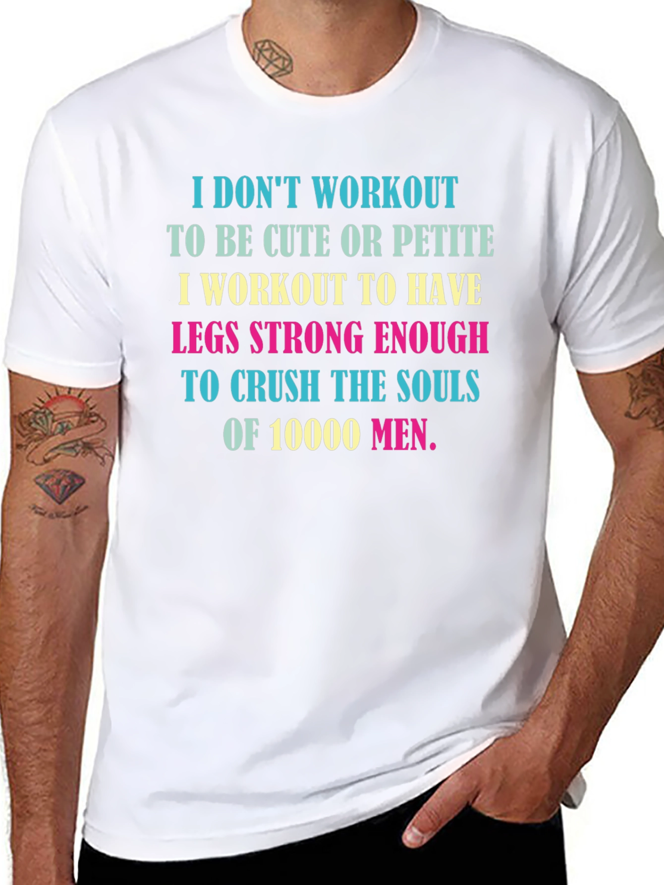 Workout Motivation T-Shirt - Crush 10000 Men