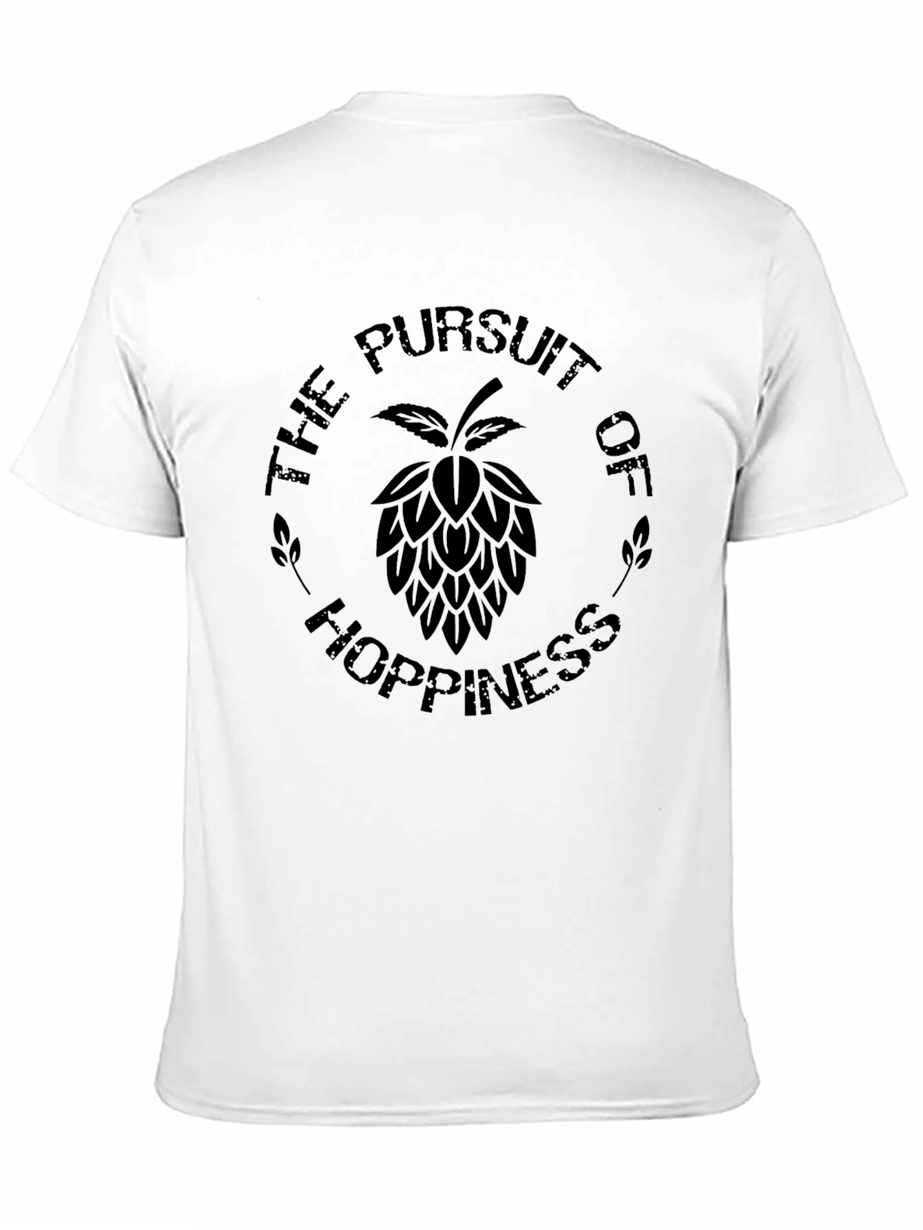 The Pursuit of Hoppiness Black T-Shirt