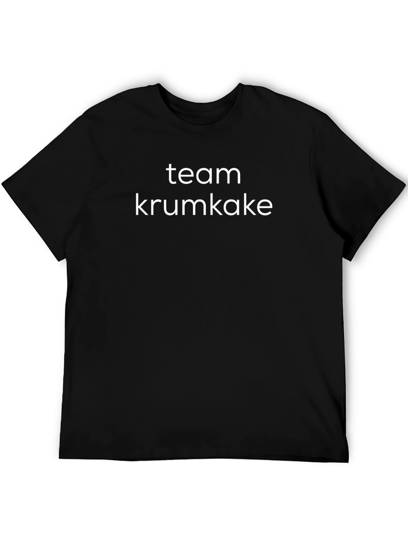 Team Krumkake Tee - Black Graphic T-Shirt