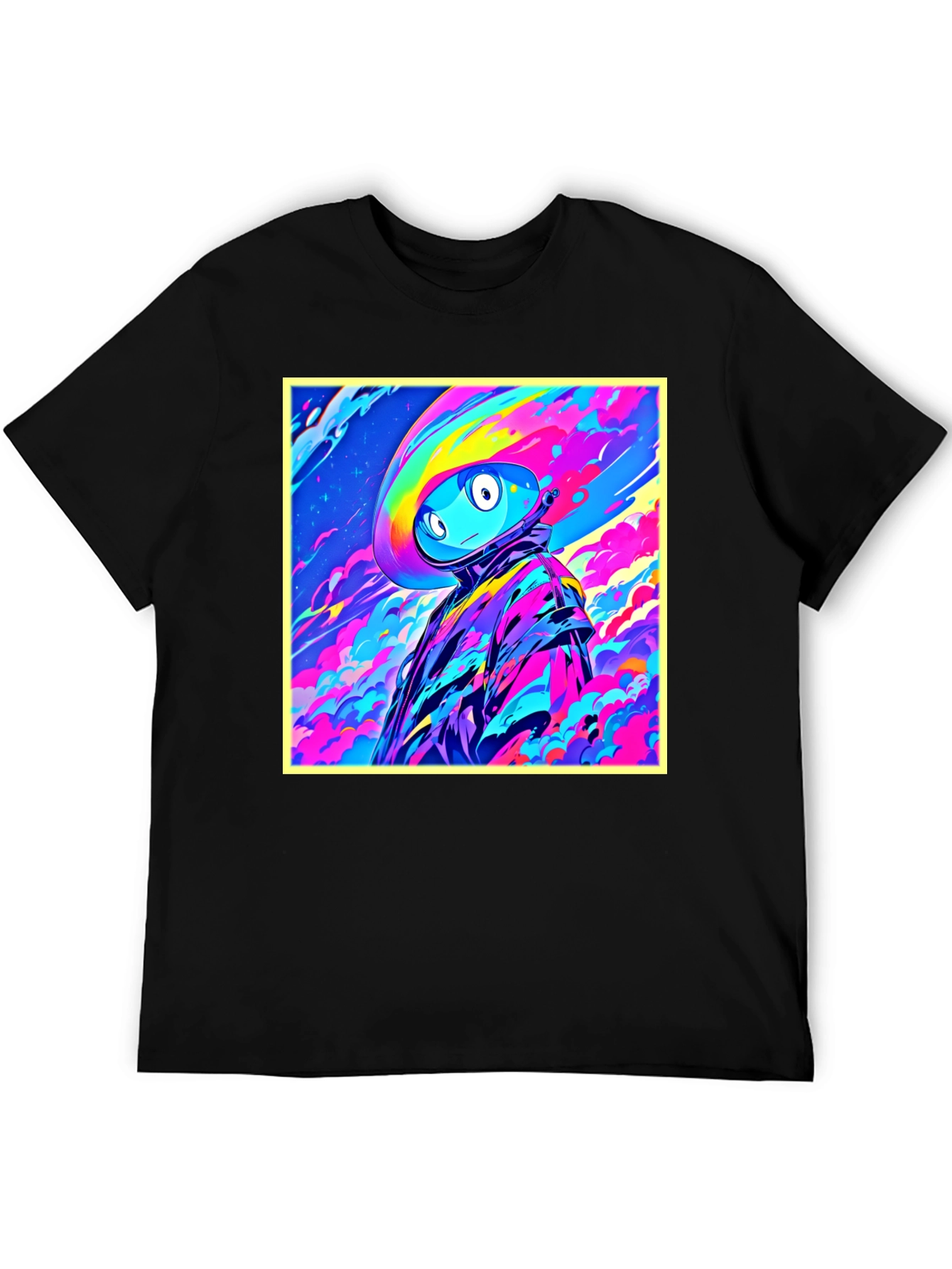Vibrant Astro Character Graphic Tee