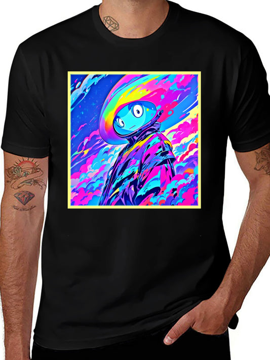 Vibrant Astro Character Graphic Tee