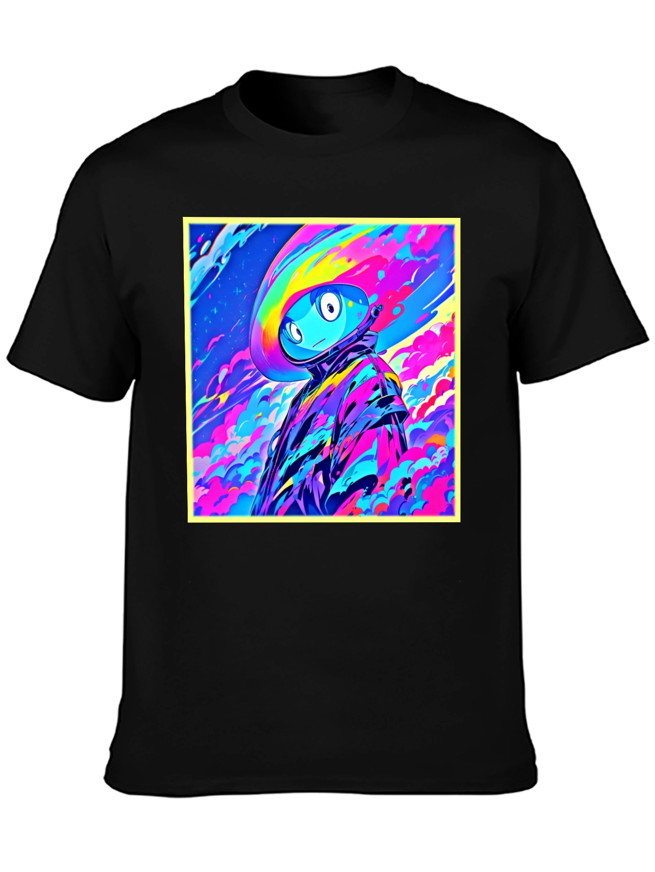 Vibrant Astro Character Graphic Tee