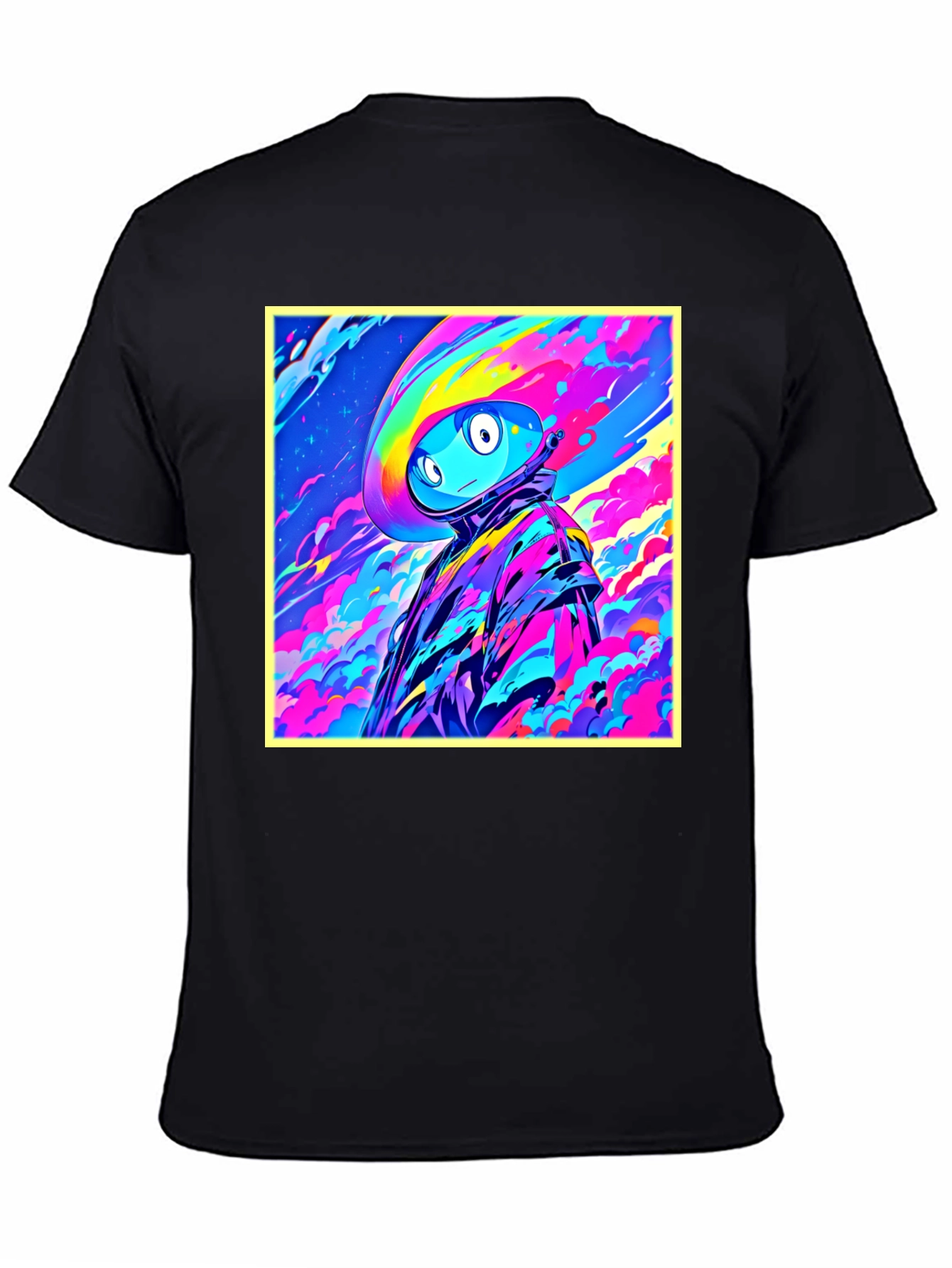 Vibrant Astro Character Graphic Tee